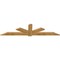 Ekena Millwork Kennewick Rough Sawn Timber Gable Bracket, Western Red Cedar, 96"W x 24"H x 2"D x 6"F, 6/12 Pitch GBW096X24X0206KEN00RWR - alternate 5